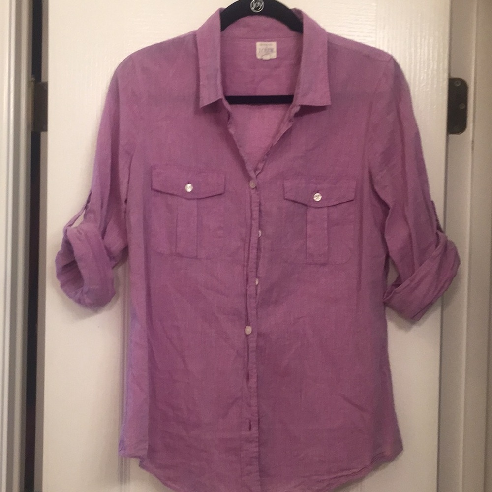 Purple J. Crew button down